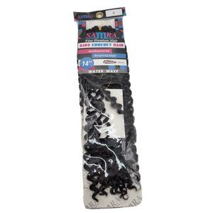 Samra Kids Crochet 14" Water Wave Extensions Antibacterial Braiding Hair NEW
